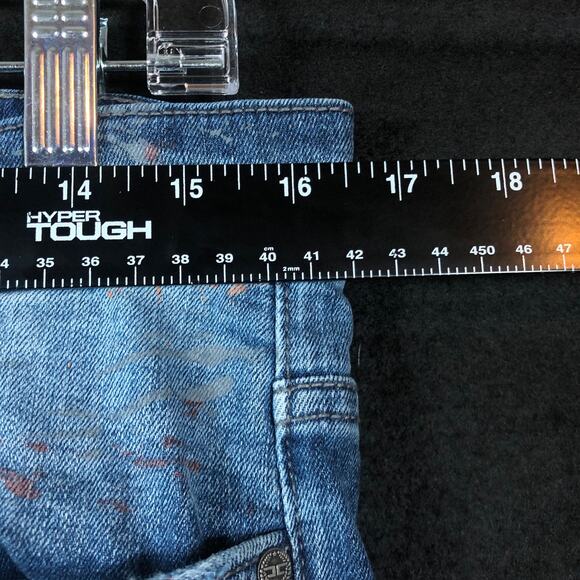 Jordan Craig Mens Jeans Blue Sean Legacy Edition Painted Moto Distressed 32x32 - Picture 8 of 13